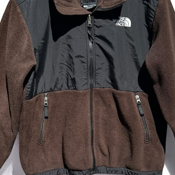 🌻The North Face Denali Brown & Black Full-Zip Fleece Jacket Youth Boys' Size L - Picture 3 of 9